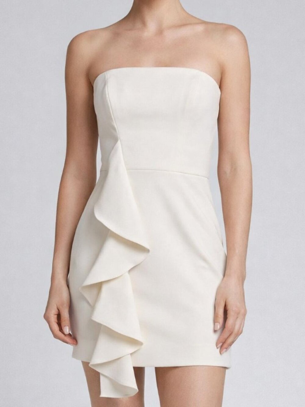 Jay Godfrey Strapless Cocktail Dress